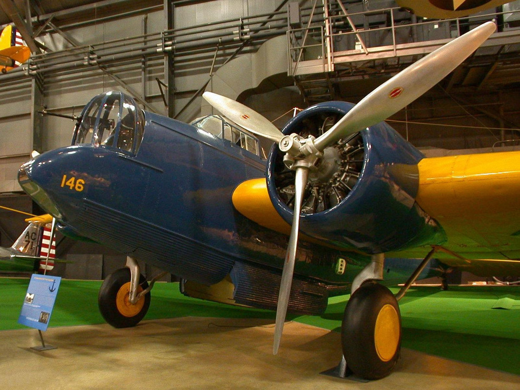 Martin B-10 conservado en el National Museum of the United States Air Force en Dayton, Ohio