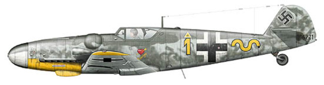 Messerschmitt BF-109 de Erich Hartmann