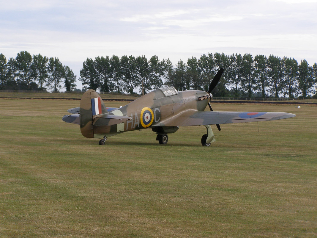 Hawker Hurricane Mk IIB con número de Serie Z5140 conservado en Historic Aircraft Collection en Duxford, Inglaterra