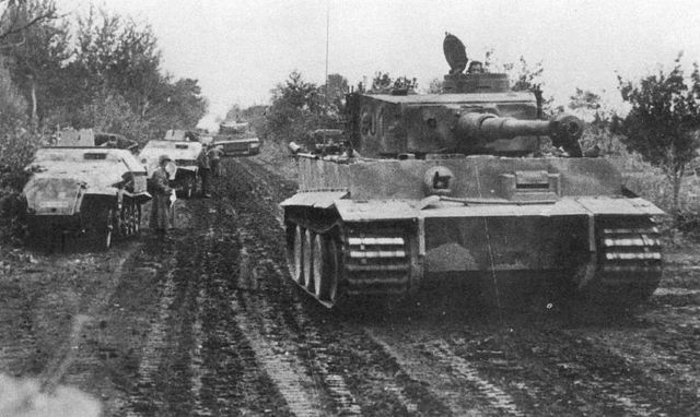 Tiger de la 2 SS Pz. Div. Das Reich en el Ostfront. Primavera de 1944
