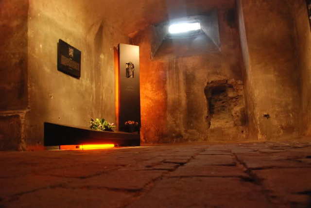 Imagen de la cripta en la actualidad