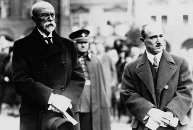 Eduard Benes con Tomáš Masaryk