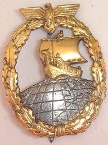 Distintivo de Combate de Cruceros Auxiliares