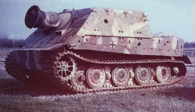Sturmörser Tiger expuesto en el US Army Ordnance Museum. En los años 60 fué cedido a el WTS Museum de Koblenz
