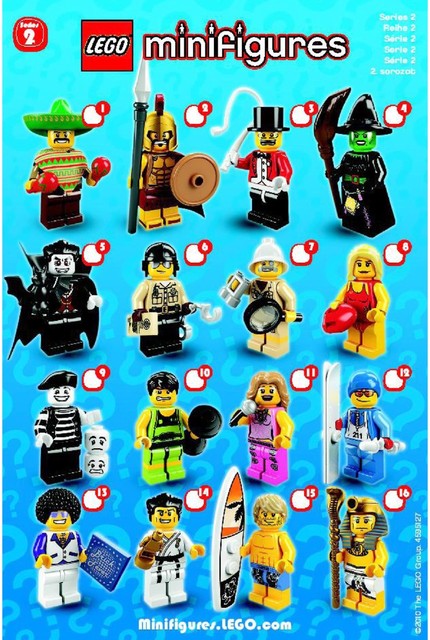 Lego minifigures serie 6 da collezione Statua della Libertà 8827