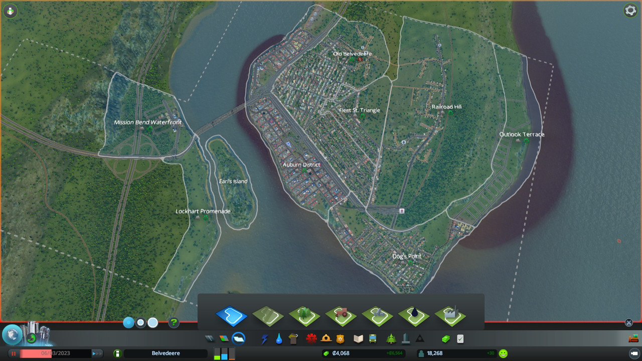 cities skylines best default map