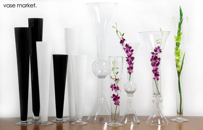 Reversible Clarinets and Glass Trumpet Vases