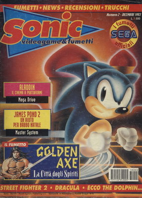 Sonic Videogame e Fumetti - 2 Dicembre 1993 - ITA