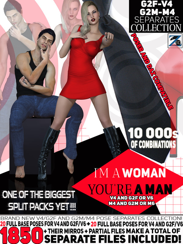  Z I'm A Woman You're A Man - Separates Collection - V4-V6-G2F-M4-M6-G2M