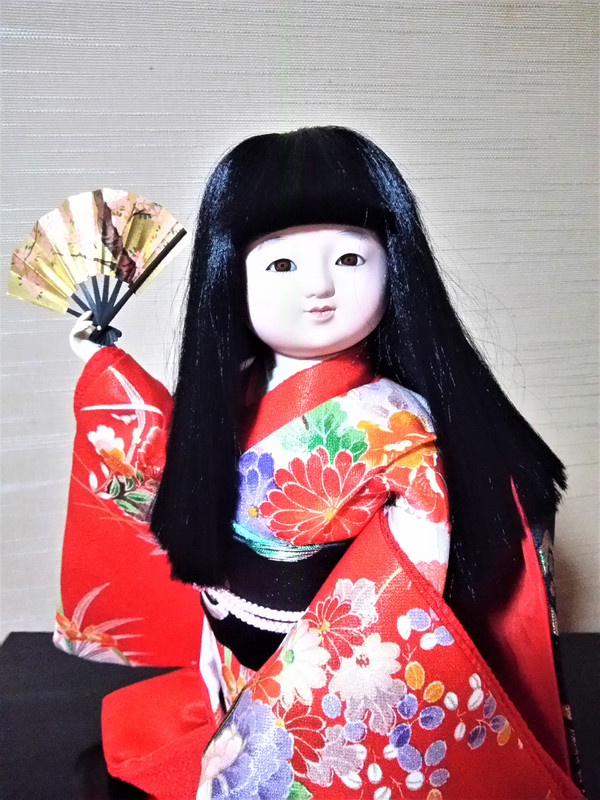 【超希少品】Die schönsten Kimonos Vintage cute Japanese doll very beautiful kimono Sensu from